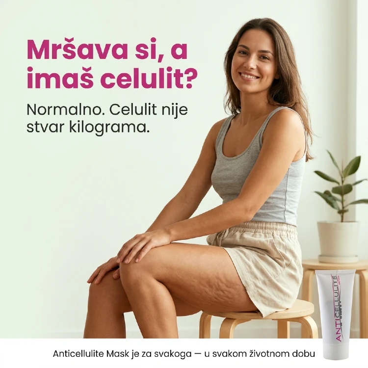mrsava devojka sa celulitom